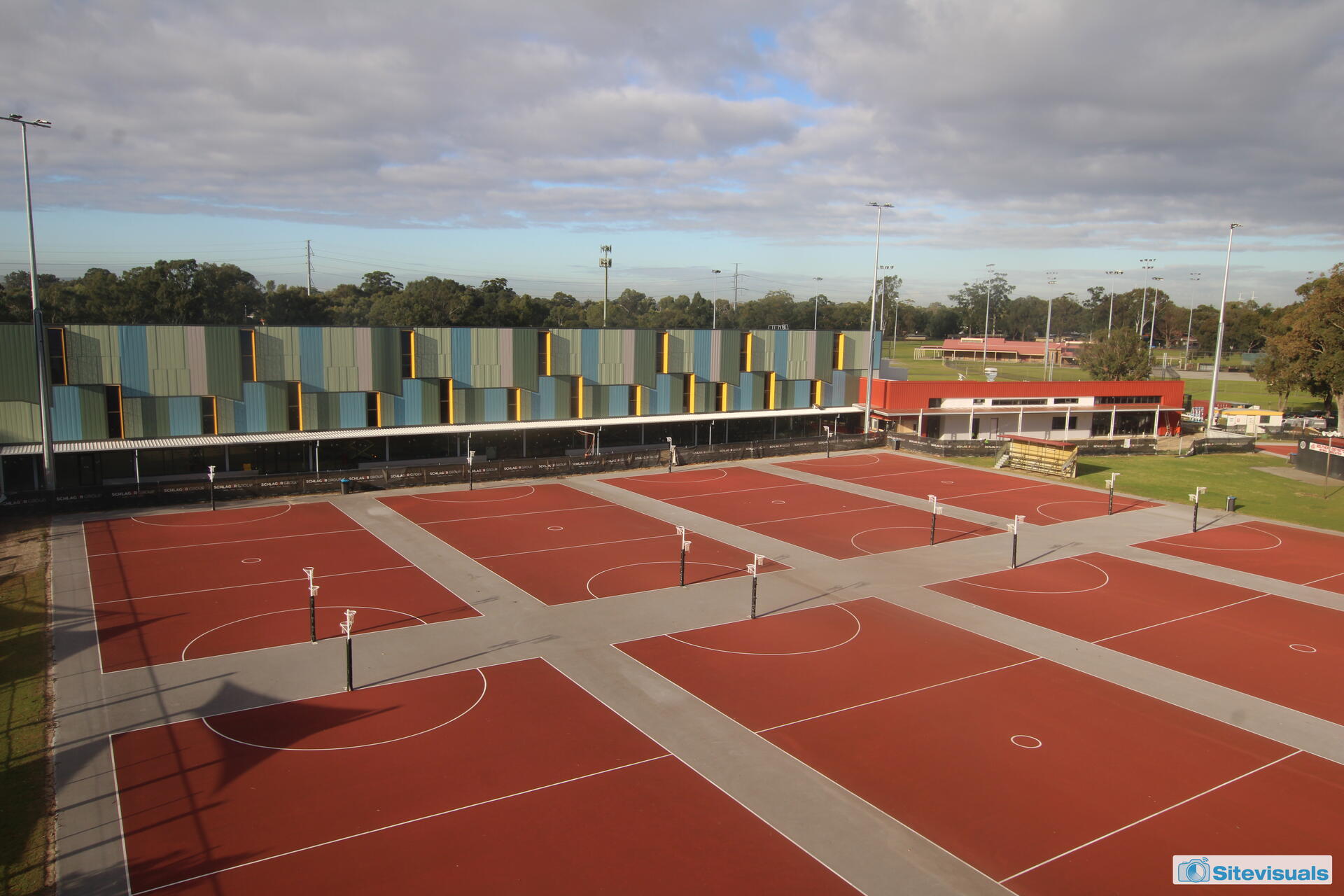 Timelapse photo of Langford Indoor Sports Centre