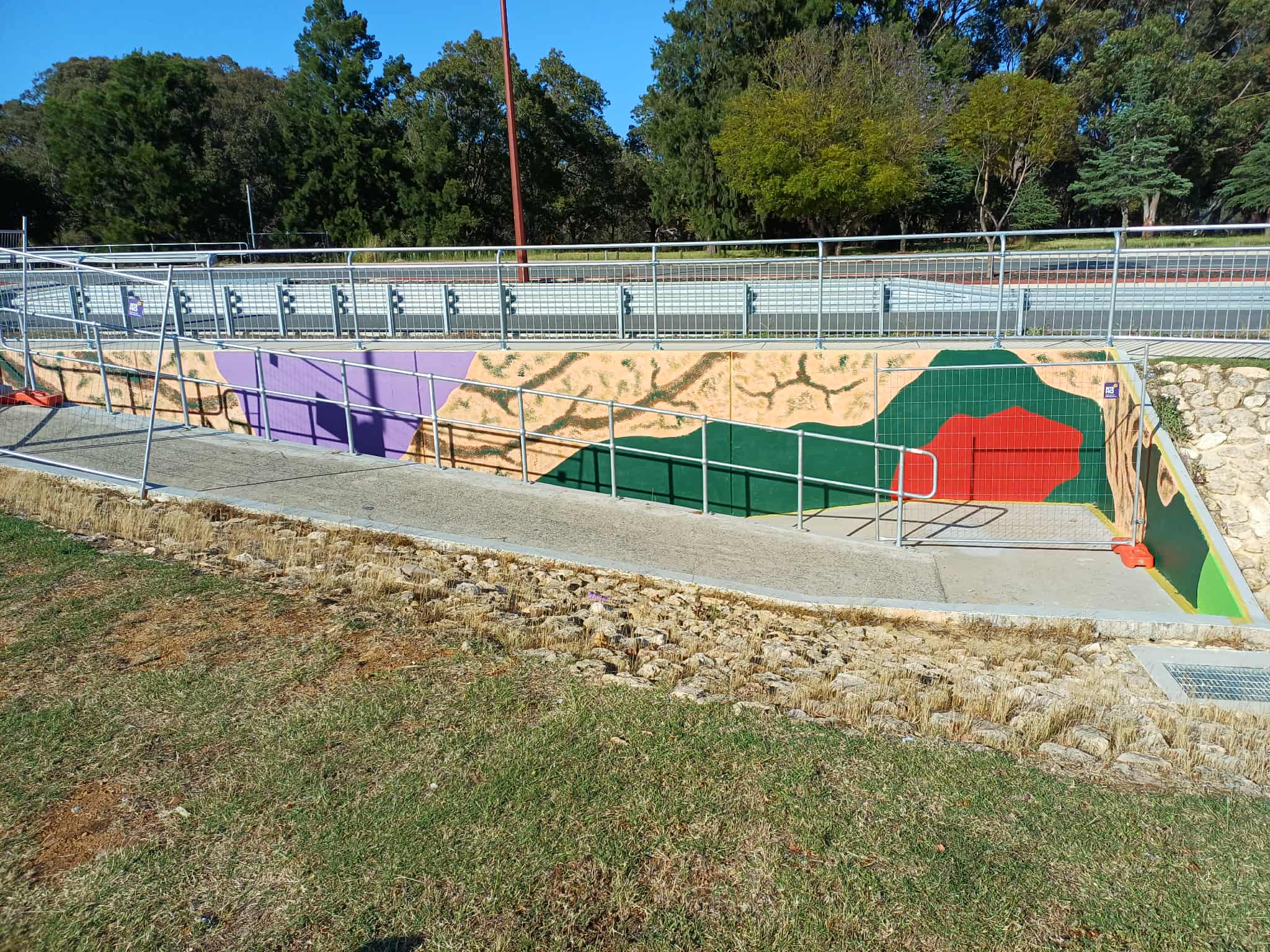 Day 2 of mural painting